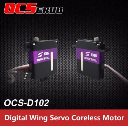 

OCServo Original Digital Wing Servo OCS-D102 Coreless KST DS215 115 125MG 4.8V-7.2V 10kg.cm