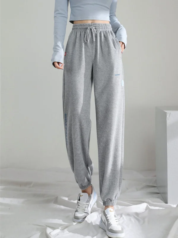 

Новинка, повседневные спортивные брюки Real Shot, женские свободные брюки