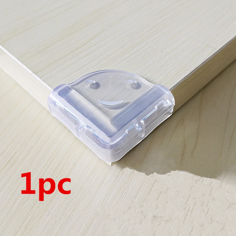 

4Pcs Child Baby Safety Silicone Protector Table Corner Edge Protection Cover Children Anticollision Edge & Guards