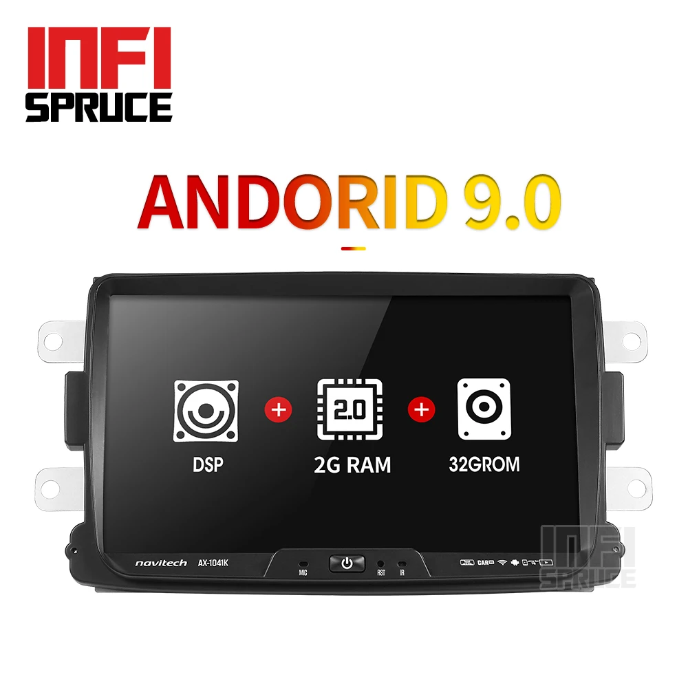 32G android 9 0 DSP автомобильное радио dvd для Renault Duster Dacia Sandero Captur Lada Xray 2 Logan gps навигация