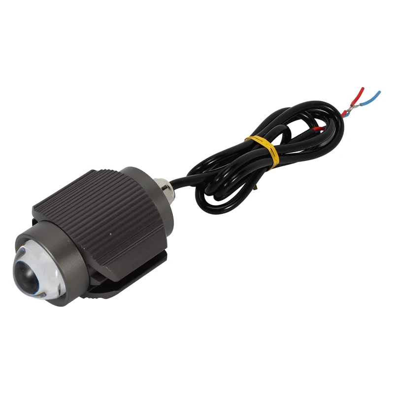 

2Pcs15W Motorcycle LED Headlight with External Highlight LED Lens Headlight Suitable for Motorcycle ATV