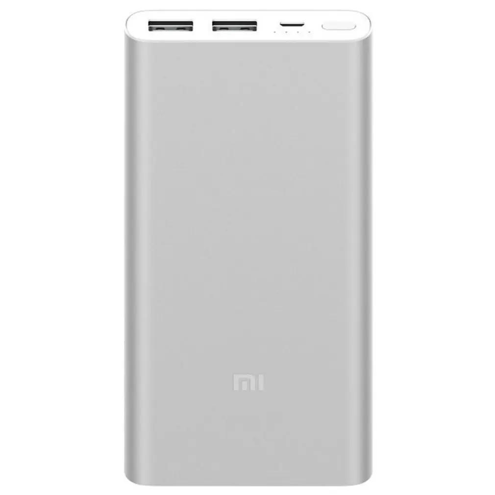 10000mAh Xiaomi Mi power Bank 2i внешний аккумулятор банка 18W Quick Charge 10000 PLM09ZM с двойным USB выходом