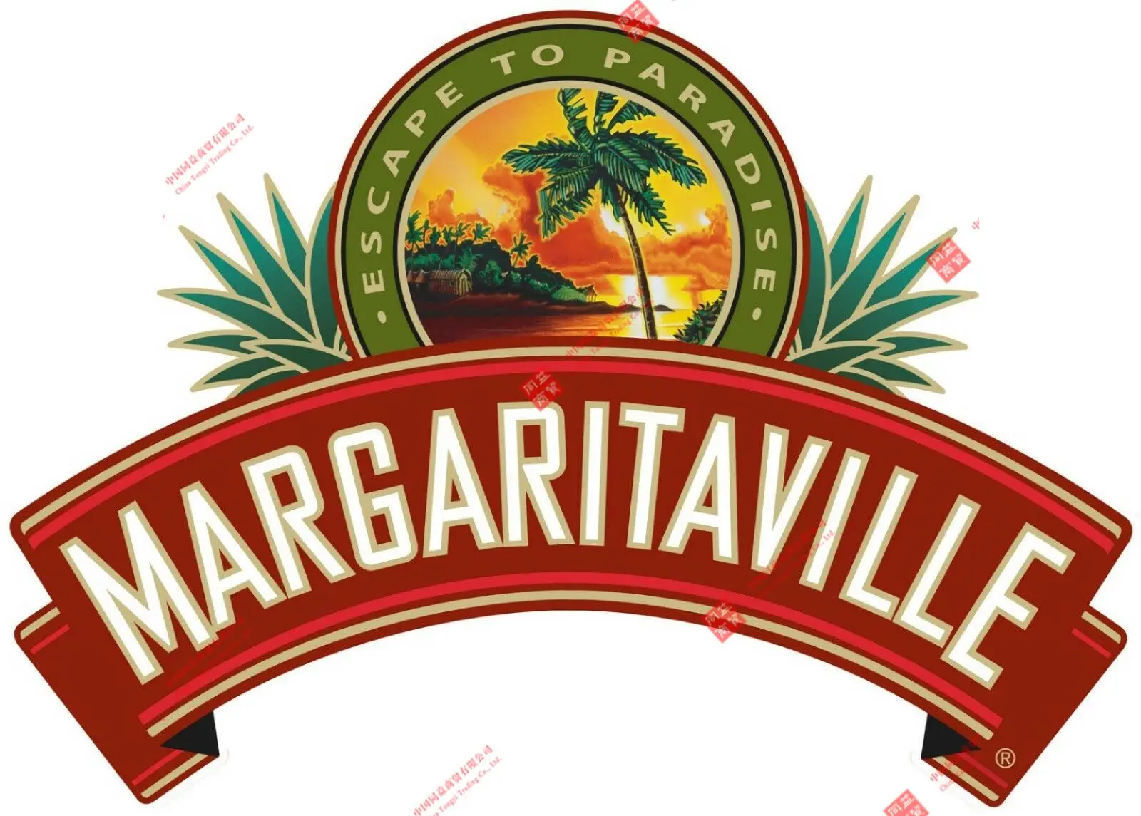 

Interesting MARGARITAVILLE DECAL STICKERTRUCK HELMET VEHICLE WINDOW CAR BUMPER Racing Motorcycle Helmet Stickers