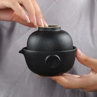 purple clay teapot travel portable teacup set traditional ceramic tea set gift pottery quick cup travel designer water cup trend