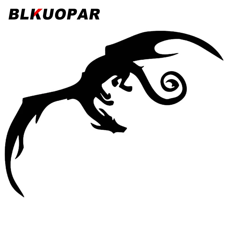 

Наклейка на автомобиль BLKUOPAR Smaug Dragon, индивидуальная наклейка на окклюзию с царапинами, водонепроницаемая наклейка на холодильник, окна, ноутбук, автомобильные аксессуары