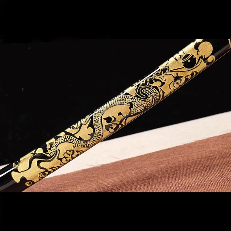 

Free Shipping Real Sharp Japanese Katana Sword 1095 Steel Clay Tempered Forged Handmade Full Tang Total Length 40-Inch