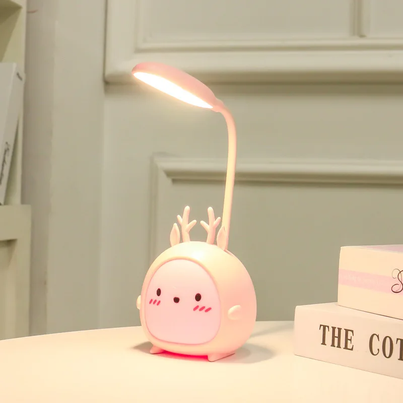 Светодиодный настольный светильник USB Перезаряжаемые настольная лампа третьей