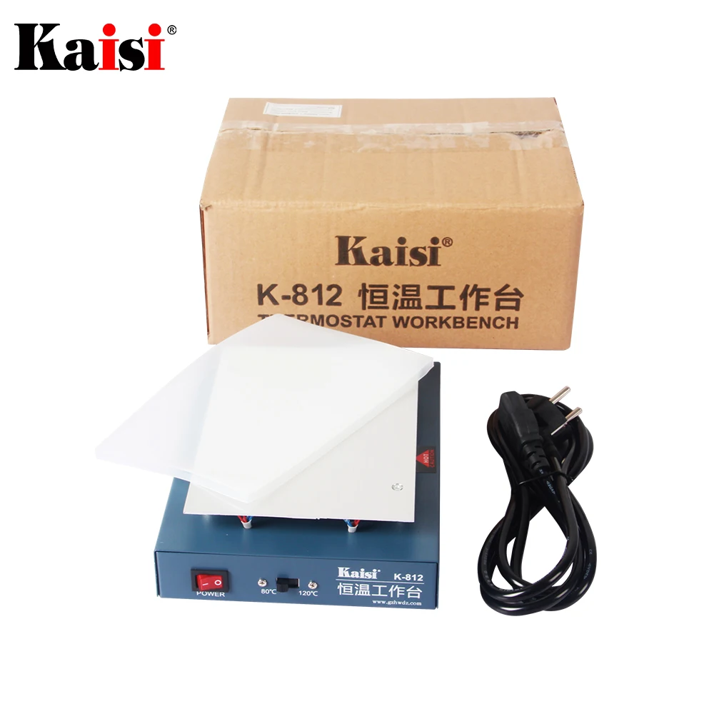 kaisi lcd screen separator heating platform 110220v glass removal smooth plate screen separator lcd repair machine free global shipping