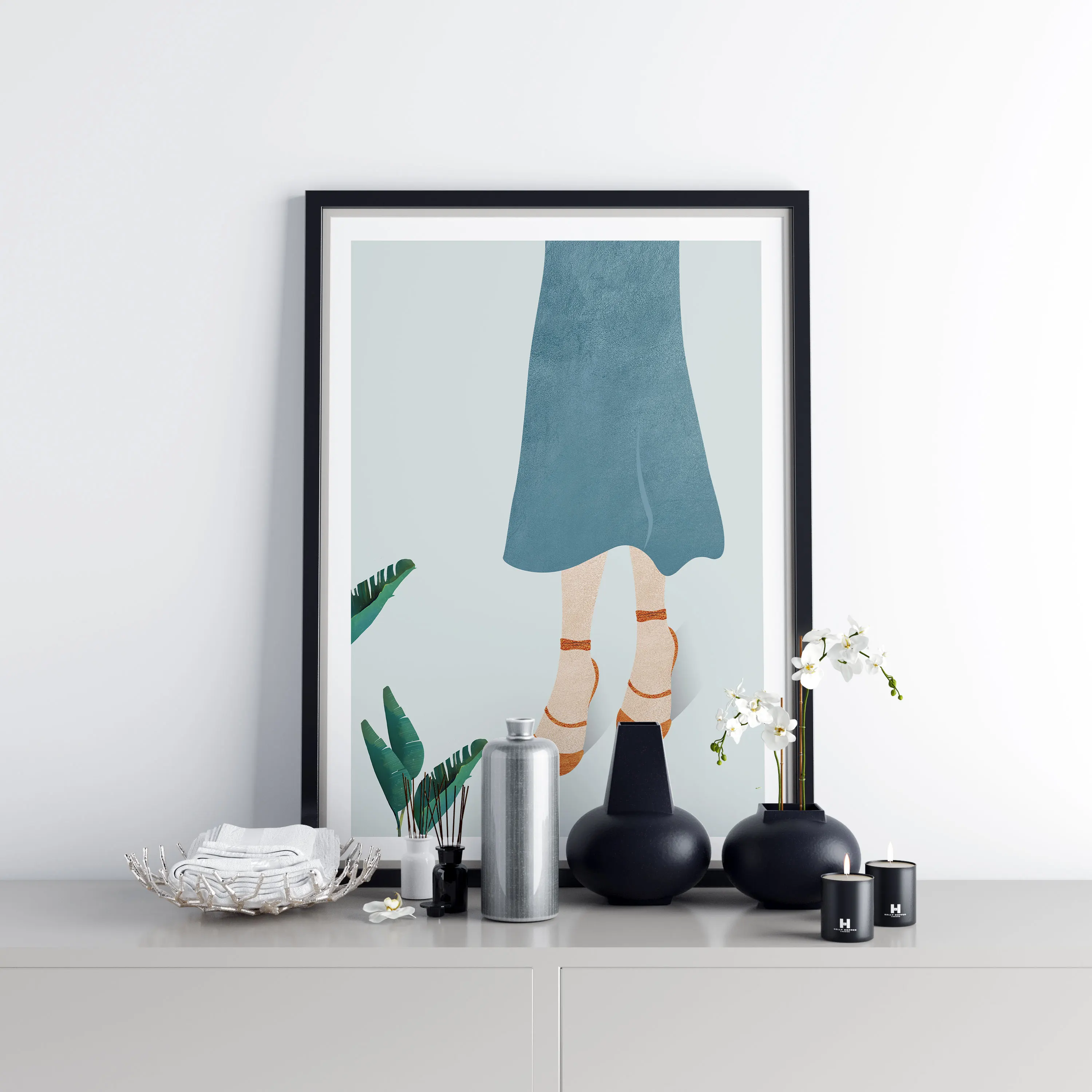 Абстрактный постер для девочек в скандинавском стиле настенное искусство