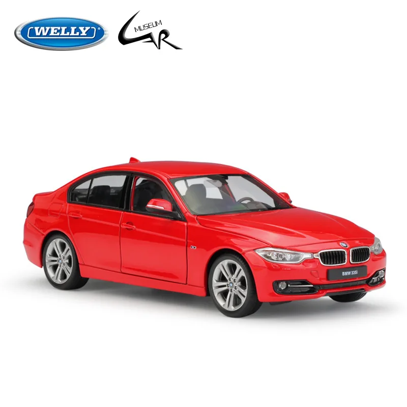 

Welly 1:24 Масштаб литья под давлением модель симулятора автомобиля BMW 335i/535i классический автомобиль металлического сплава игрушки для мальчик...