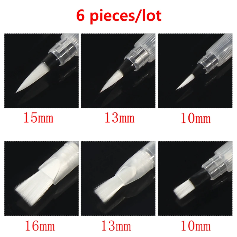 YDNZC портативная маркерная ручка дорожная живопись мягкая Акварельная кисть 6