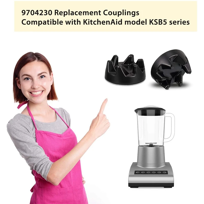 

9 Pack 9704230 Blender Coupler with Spanner Kit Replacement Parts for KitchenAid KSB5WH KSB5 KSB3 Driver