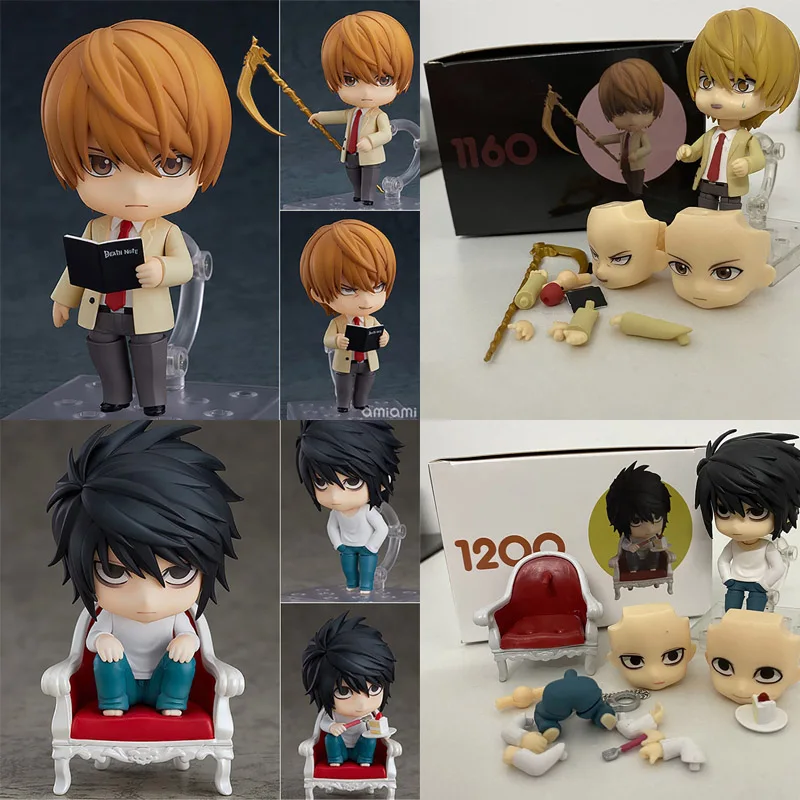 

Death Note Figures L 1200 Lawliet 1160 Yagami Light Action Figure Collection Toy Model Doll Gift