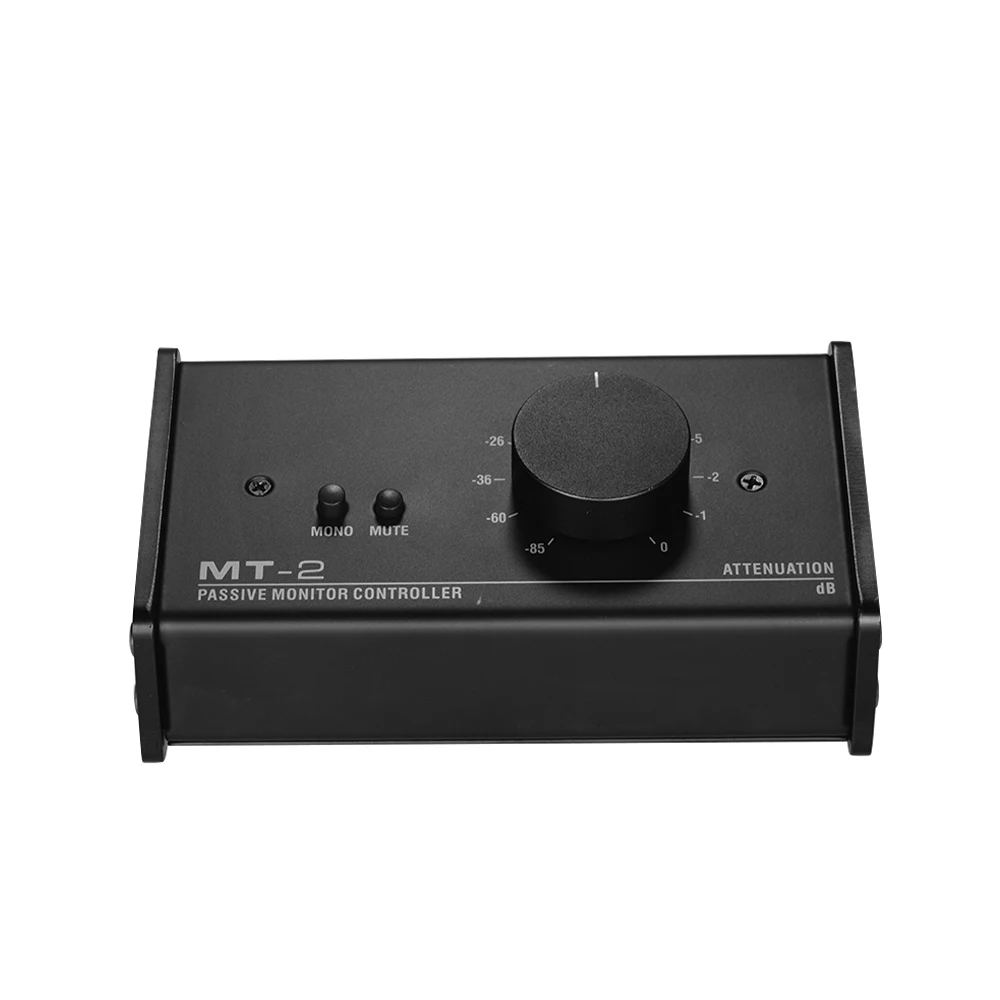 Passive Monitor Controller with XLR 3.5mm Inputs Outputs Supports Attenuation Control Mute Function | Спорт и развлечения