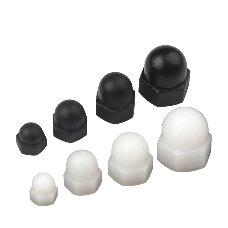 

Nylon Acorn Nuts Hexagon Domed Cap Nuts M3 M4 M5 M6 M8 M10 M12 Dome Head hex Nuts Decorate nuts Nylon