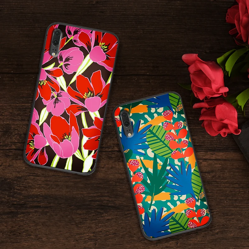 For huawei honor 7C 5.99IN 7X 8X 8C NOTE 10 VIEW 20 7A 9X Pro 8 9 lite phone case Vintage Flower | Мобильные телефоны и
