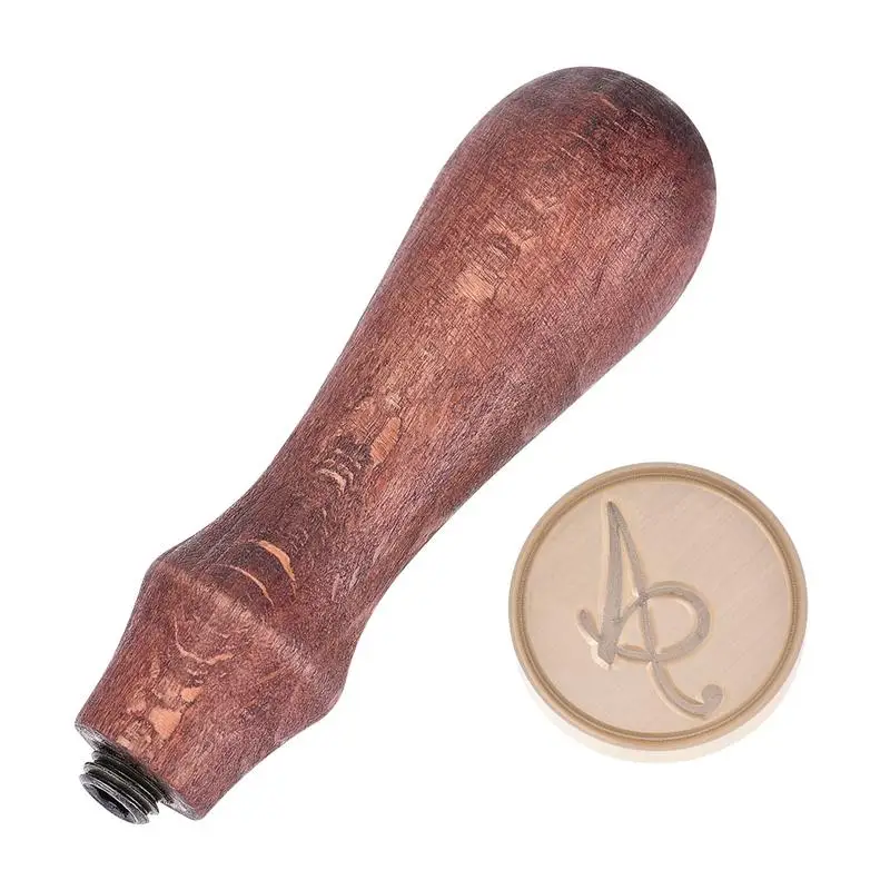 

Retro 26 Letter A Z Wax Seal Stamp Alphabet Letter Wedding Invitation Wood Stamp Kits Replace Copper Head Tools best service