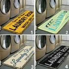 Прямая поставка, нескользящий напольный коврик, коврик для прачечной, коврик для входной двери, самообслуживающийся коврик для ванной, ковер, декор для прачечной, балкона Ruga