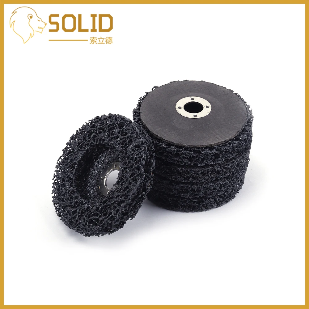 

Polyurethane Strip Disc 100/125/180mm Polishing Wheels Metal Grinding Wheel Angle Grinder Disc for Metal 5Pcs