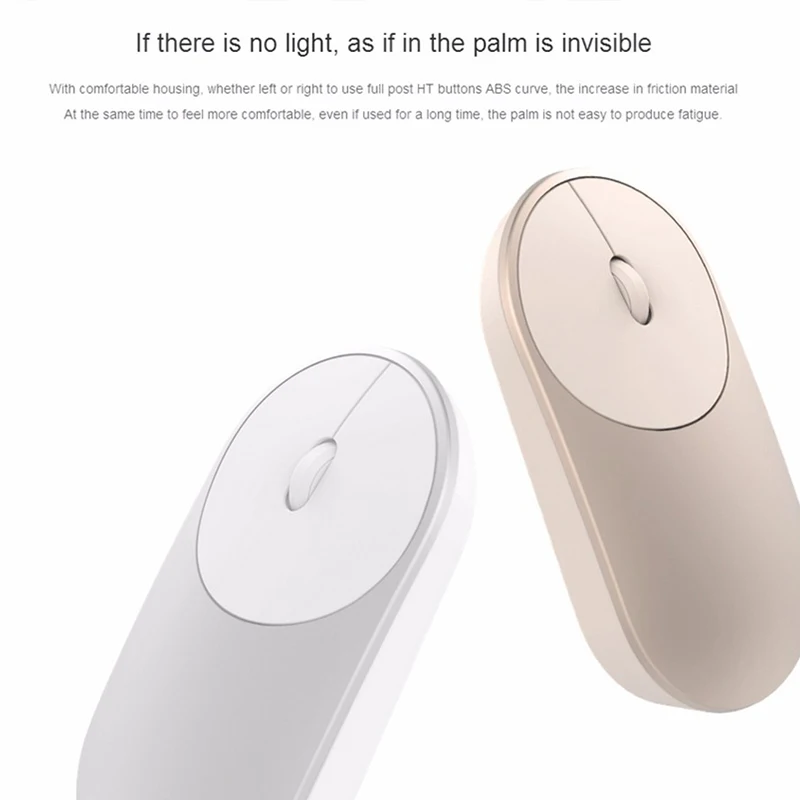Оригинальная беспроводная мышь Xiaomi Mi портативные игровые мыши 2 4 ГГц Wi Fi Bluetooth 0