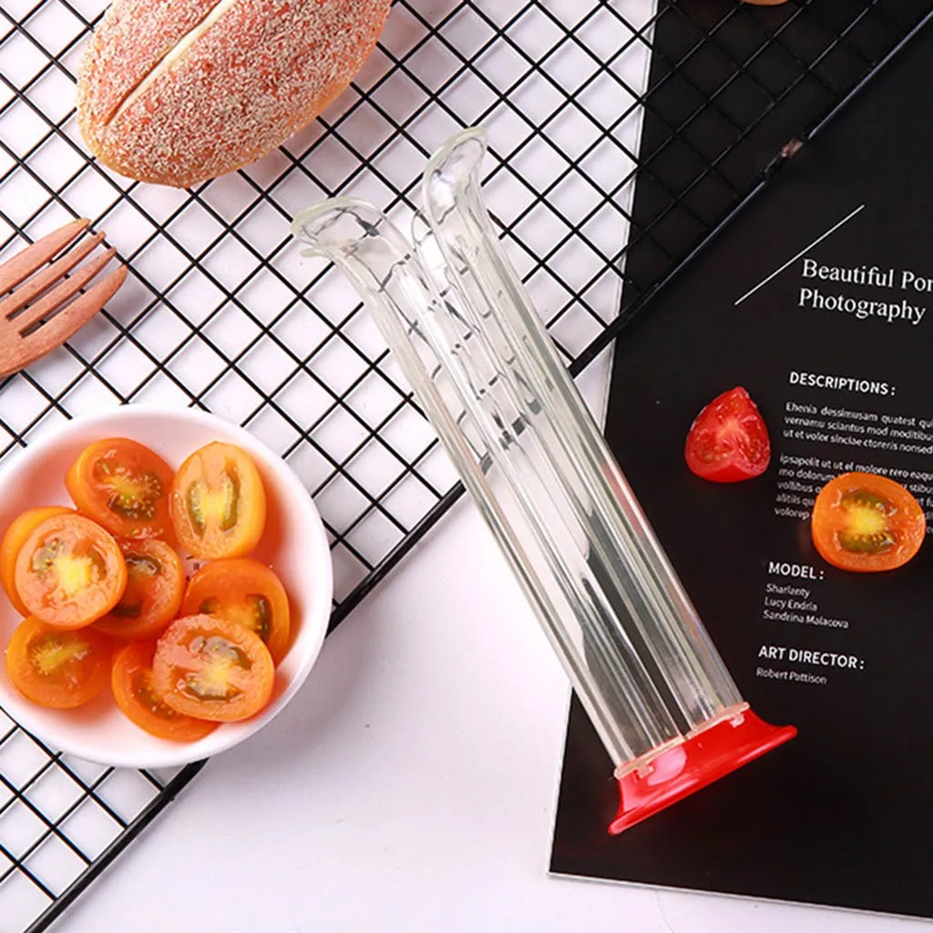 Multifunctional Grape Small Tomatoes Cutter Kitchen Accessories Pizza Fruit Splitter Slicer Cherry Cut Gadgets Artifact#D | Дом и сад