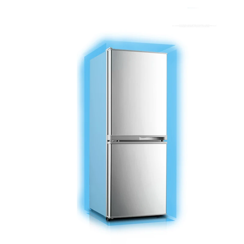 

Household Refrigerator 125L Energy-Saving Silent Small Refrigerator Small Double Door Refrigeration Freezer 220V