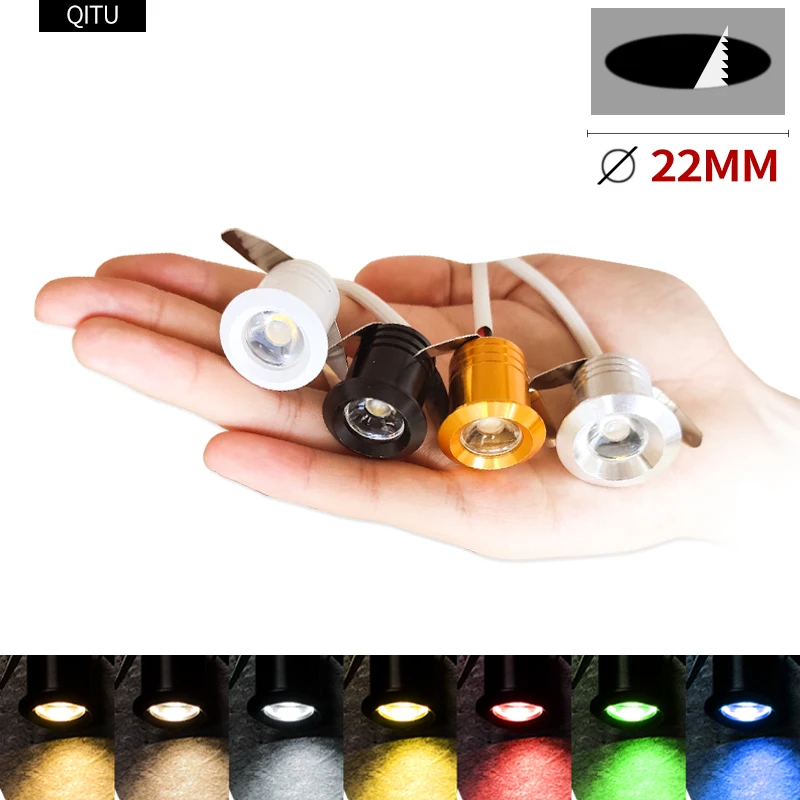 Светодиодные мини прожекторы цветные встроенные витрины Светильники для шкафа