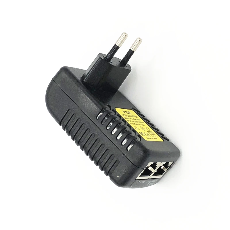 Наблюдения CCTV безопасности 12V 15V 24V 48V 0.5A 1A POE настенных розеток POE инжектор Ethernet адаптер IP Камера телефон PoE Питание