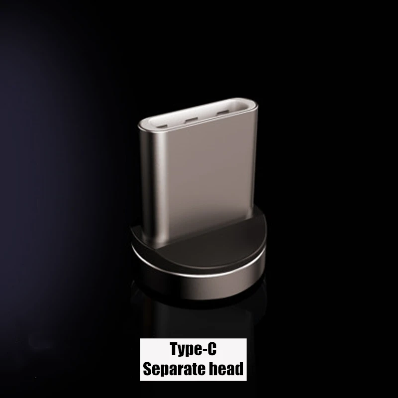 Магнитный USB кабель для зарядки и передачи данных для type-C IOS iPhone Android Micro USB кабель для быстрой зарядки и синхронизации данных для смартфонов - Цвет: Only Type-C