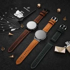 2022 мм браслет из натуральной кожи для Huawei Watch GT 2 Pro ремешок 2e Honor Magic Watch 2 GS Pro для Samsung Galaxy Watch 3 ремешок