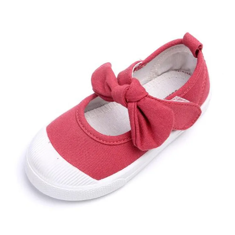 

Spring Bowknot Children's Single Shoes Princess Small Fresh All-match Flat Soft Sole Casual Shoes