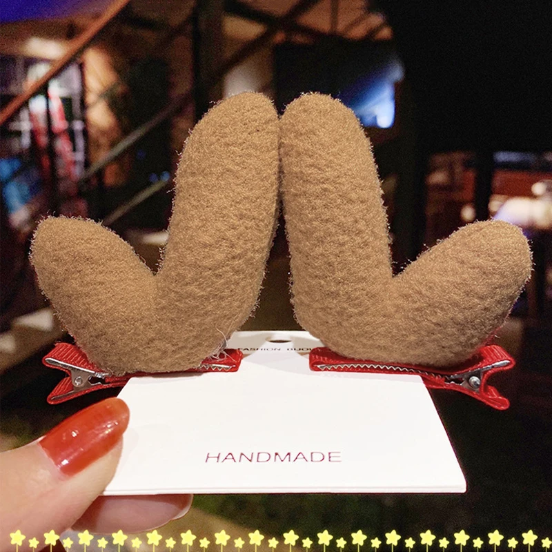 Заколки для волос на Рождество 1 комплект Мультяшные рождественские подарки