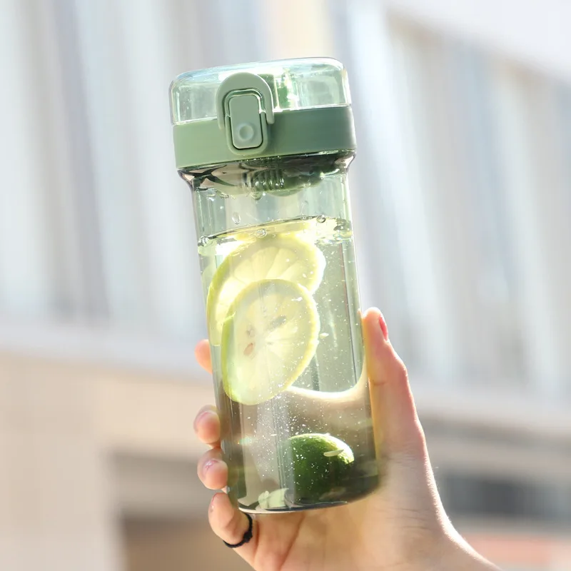 구매 투명한 물병 스포츠 체육관 플라스틱 야외 여행 휴대용 물병 음료 간단한 Botella 드 아구아 워터 컵 DF50WB