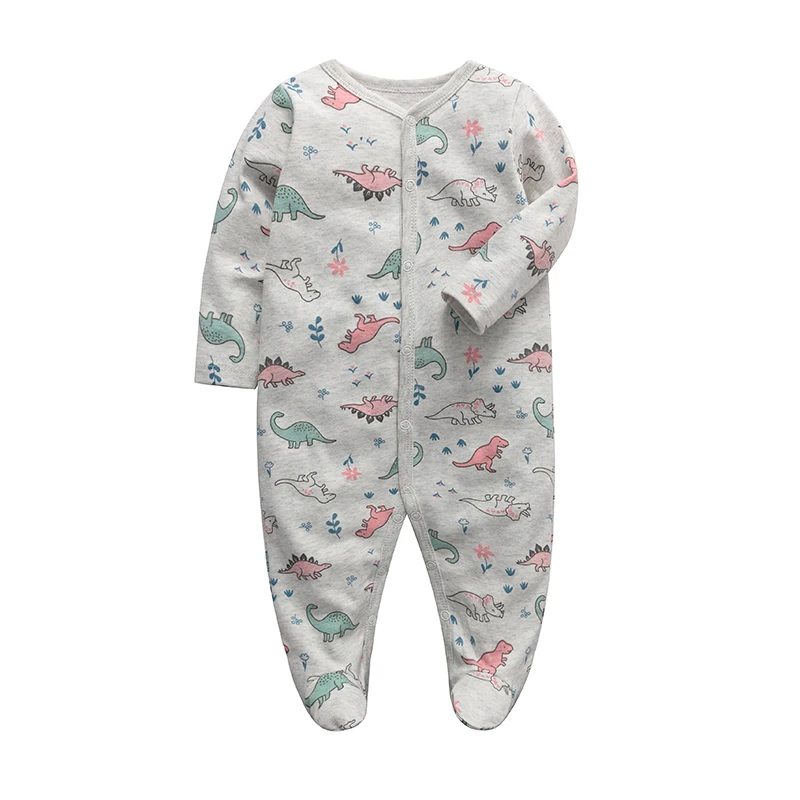 New Babies Romper Newborn Baby Boys Girls Sleepers Pajamas 3M -12M Months Jumpsuit Infant Long Sleeve Clothes | Детская одежда и