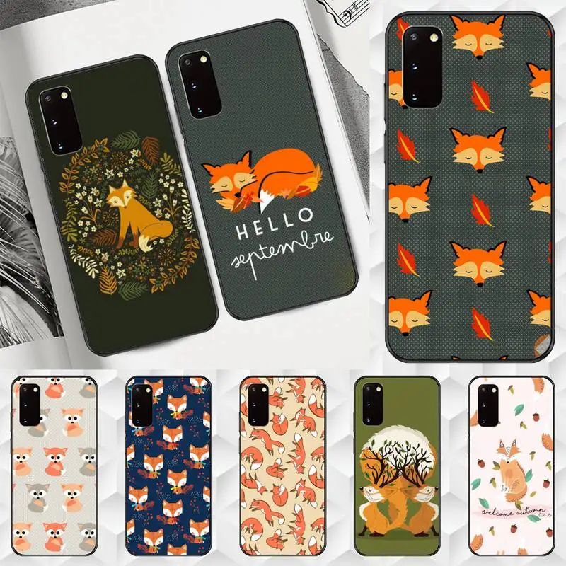 

Cute Fox In Autumn Phone Case soft for Huawei mate 9 10 20 20X 30 40 pro lite Fundas cover coque