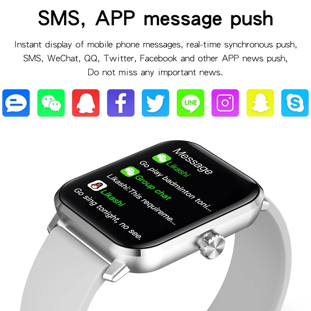 

Vwar HW23 Smart Watch Bluetooth Call Rotation Button Men Women Sport Smartwatch VS iwo HW22 P8 Plus for Xiaomi iPhone Watches