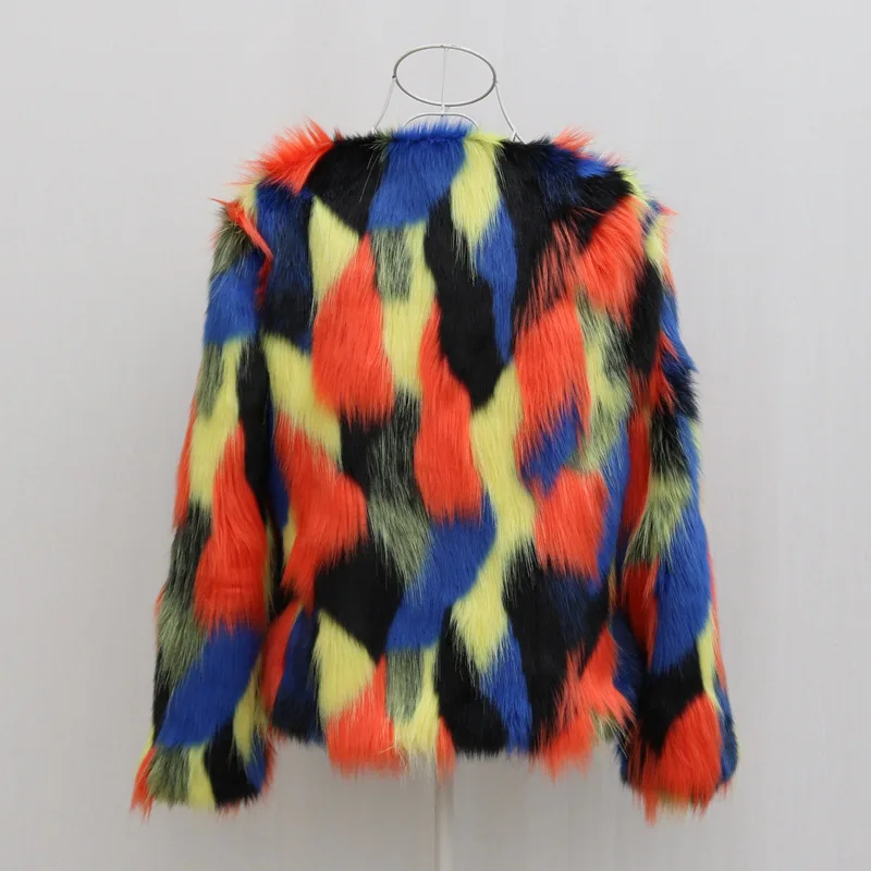 Женские короткие меховые куртки большого размера S/9Xl зимние и осенние пальто