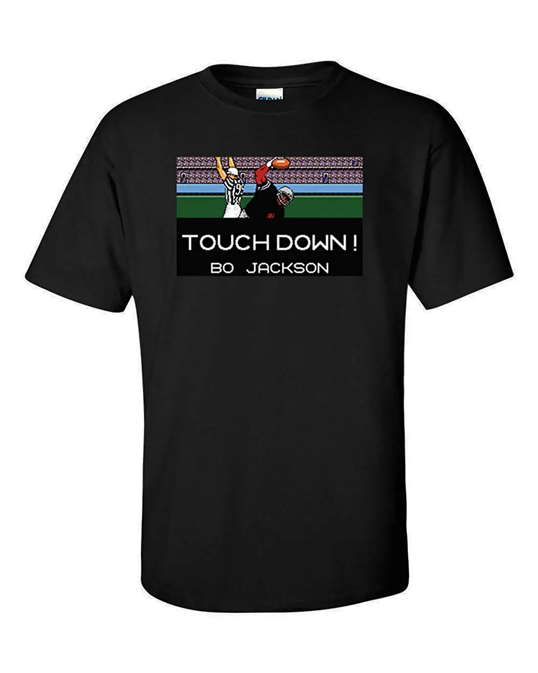 Черный TSDFC Bo Touchdown Pic футболка унисекс мужская женская футболка| |