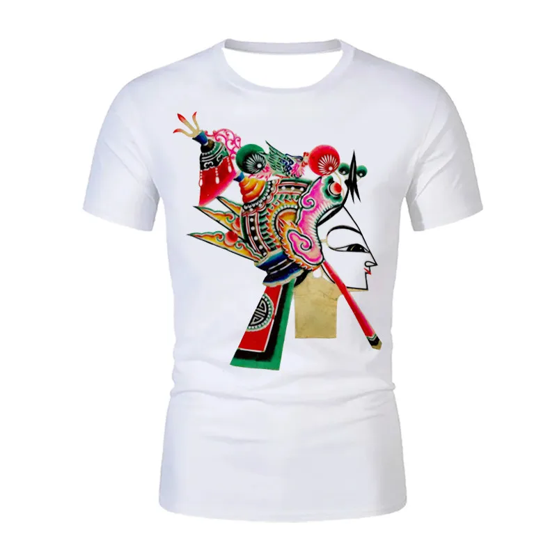 

Women's beauty series T-shirt, round neck printing, Harajuku short sleeve T-shirt, women's clothing, 3D printing trend