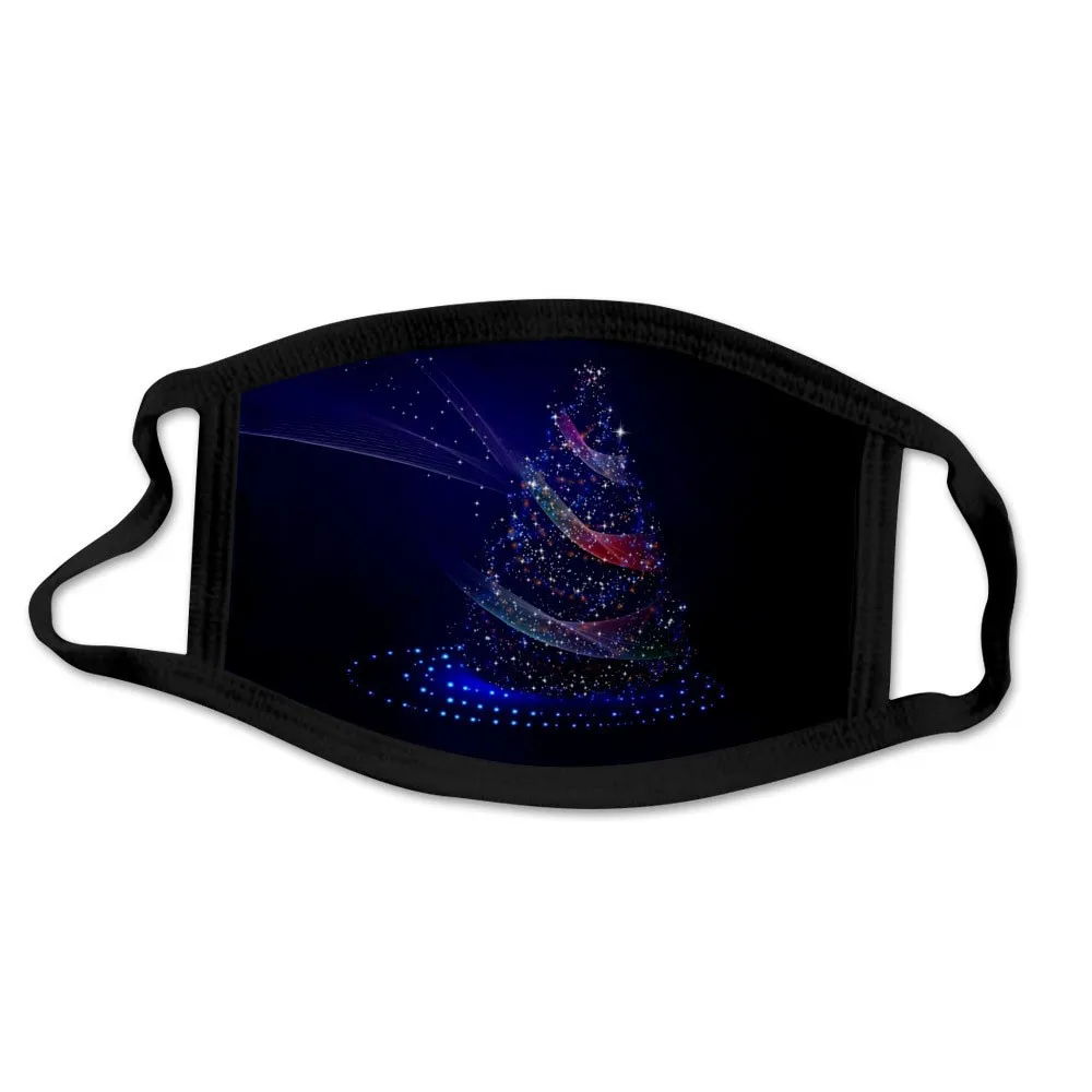 Маска для новогодней вечеринки Пылезащитная маска с мультяшным принтом Деда