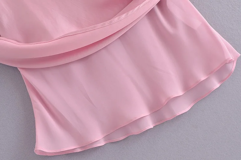 

Spring New Women's Sexy Style Dress Solid Color Hanging Neck Mini Skirt Design Backless Decoration Women's Satin Dress