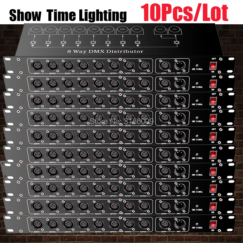 Хорошее использование ступенчатый регулятор освещения DMX512 разветвитель света