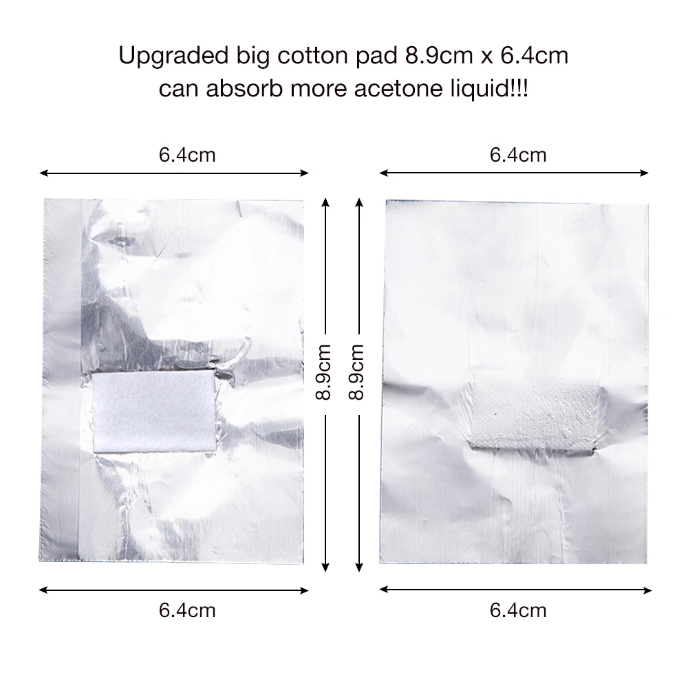 100 шт. 50 обертки для снятия алюминиевой фольги|Жидкость лака| |