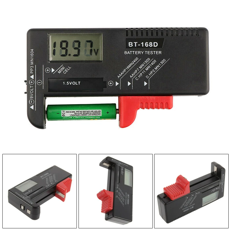 

Batteries Testers Battery Universal Cell Coded Meter Indicate Volt Tester Checker Portable J8