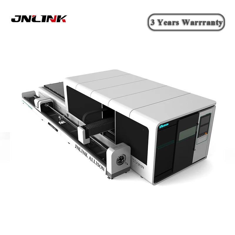 Лазерный резак высокомощный волоконный станок с полным покрытием