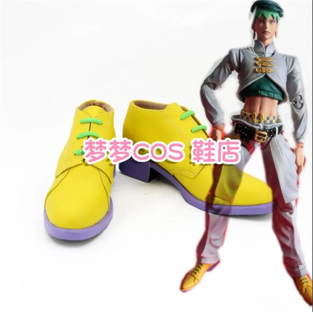 Обувь Jojo невероятные приключения Джоджо Rohan Kishibe обувь для косплея C340 |