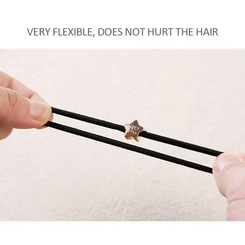 Резинки для волос в Корейском стиле металлические аксессуары ретро школьные