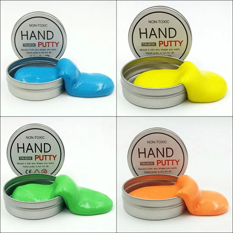 Темный в темноте Lizune светящийся слизью Играть Тесто резиновая грязь полимерные