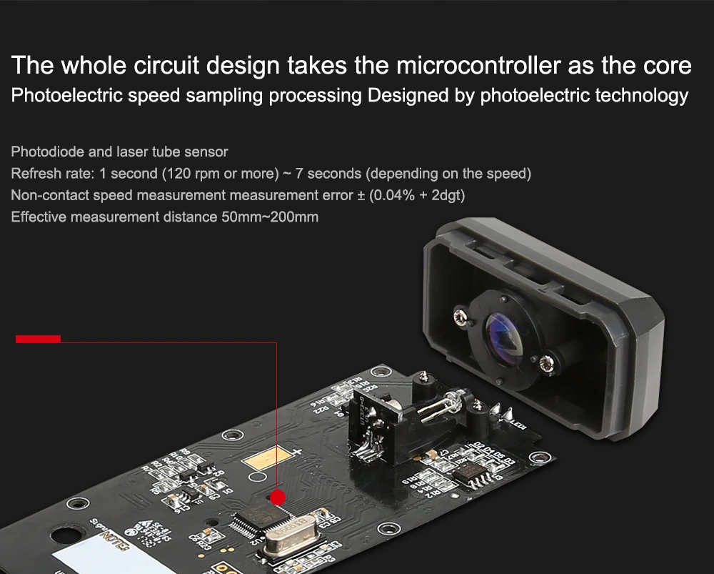 UNI-T UT373 Мини цифровой Бесконтактный тахометр измеритель скорости до 99999 Ddisplay по акции