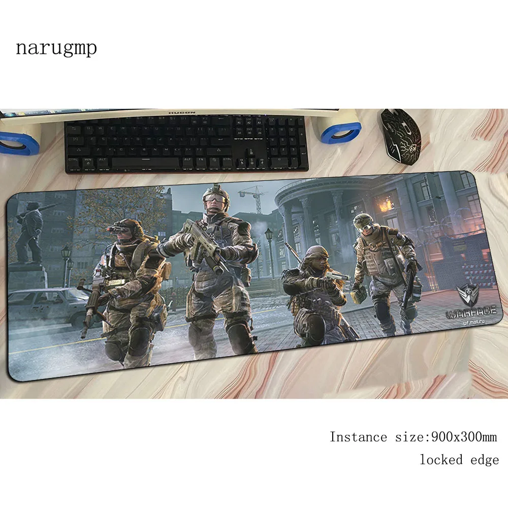 Коврик для мыши warface игровой коврик с подставкой на запястье большой геймерский